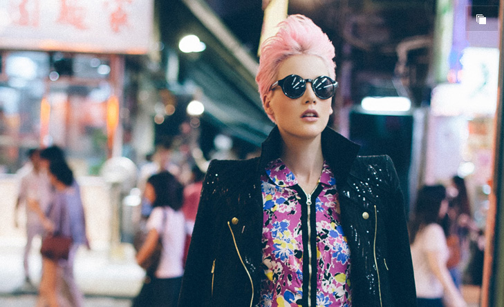 Hong Kong Pink, a fashion editorial by Jeffrey Chang