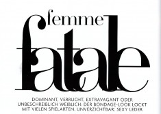 Femme Fatale by Patrick Demarchelier 1